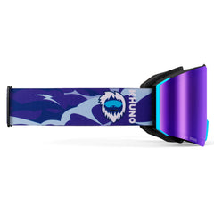 KHUNO NIMBUS Cylindrical Snow Goggles Dual ZEISS Lenses - Blue Cumulus