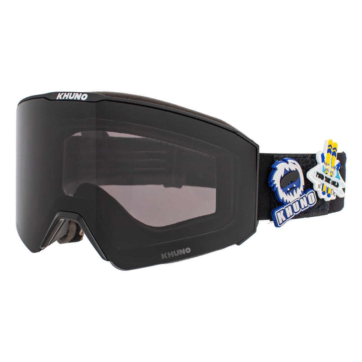 KHUNO NIMBUS Cylindrical Snow Goggles Dual ZEISS Lenses Velcor