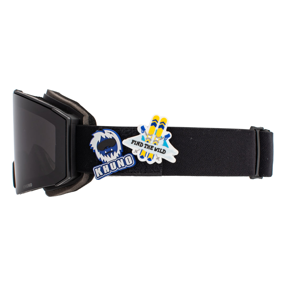 KHUNO NIMBUS Cylindrical Snow Goggles Dual ZEISS Lenses Velcor