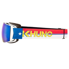 KHUNO Jaeger Series Snow Goggles - Toric Mag-Lens System & OTG Design - North Carolina Version