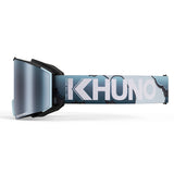 KHUNO NIMBUS Cylindrical Snow Goggles Dual ZEISS Lenses - Rainstorm