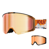 KHUNO NIMBUS Cylindrical Snow Goggles Dual ZEISS Lenses - Humilis