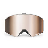 KHUNO NIMBUS Cylindrical Snow Goggles Dual ZEISS Lenses - Dark Thunder