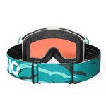 KHUNO NIMBUS Cylindrical Snow Goggles Dual ZEISS Lenses - Green Cirrus