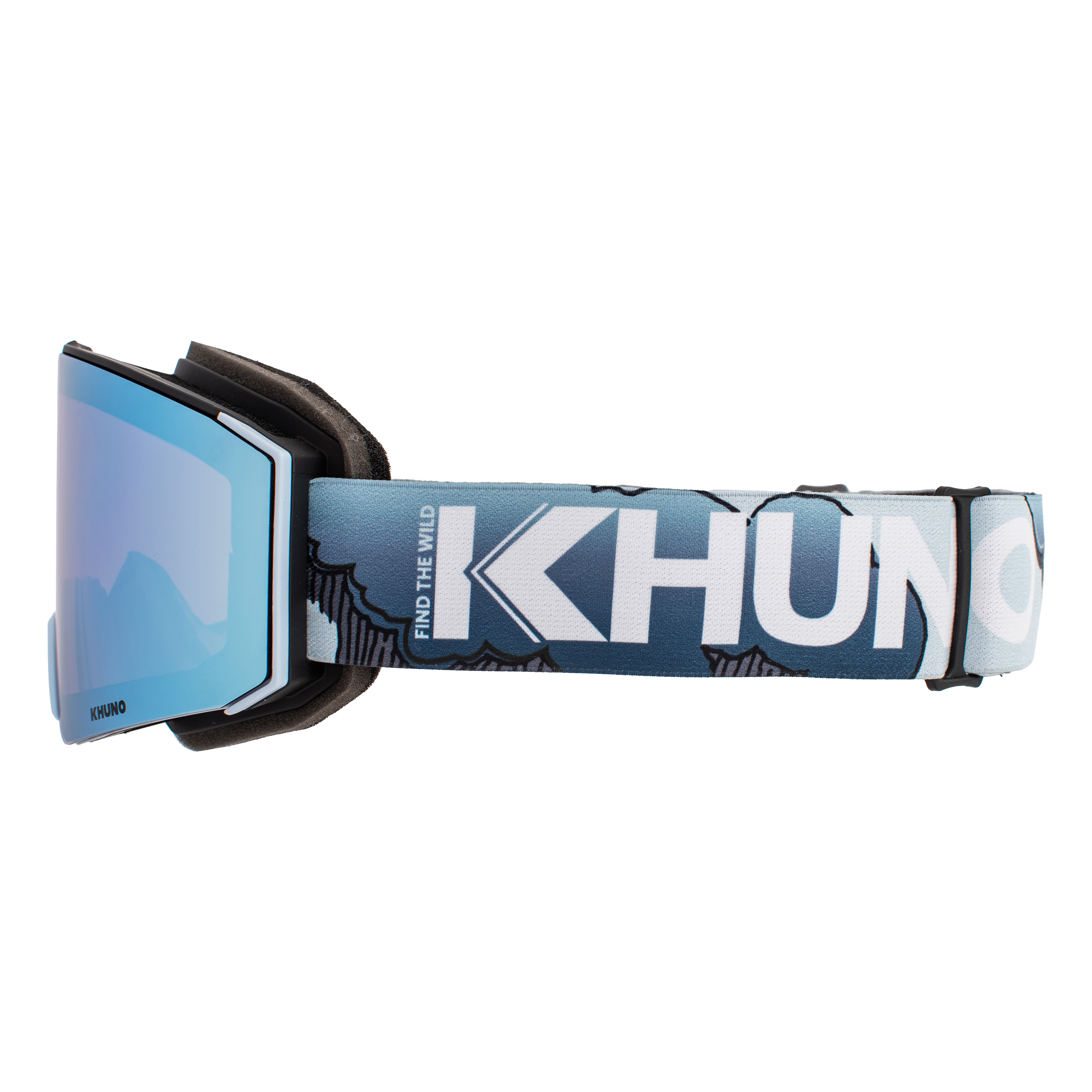 KHUNO NIMBUS Cylindrical Snow Goggles Dual ZEISS Lenses - Rainstorm Asian Fit - S2 Lens