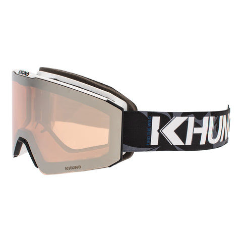 KHUNO NIMBUS Cylindrical Snow Goggles Dual ZEISS Lenses - Dark Thunder