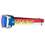 KHUNO Jaeger Series Snow Goggles - Toric Mag-Lens System & OTG Design - North Carolina Version