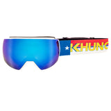 KHUNO Jaeger Series Snow Goggles - Toric Mag-Lens System & OTG Design - North Carolina Version