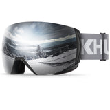 KHUNO Jaeger Series Snow Goggles - Toric Mag-Lens System & OTG Design -  Basic Version